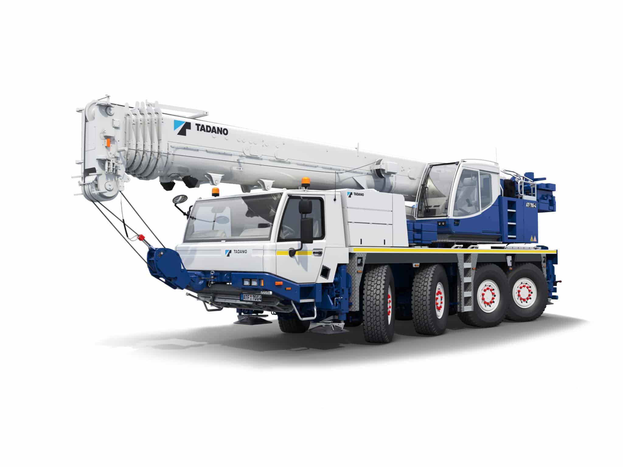 Detailed view of All Terrain Crane Operations implementation showing proper crane setup and rigging configuration as required by OSHA 29 CFR 1926 regulations and ASME B30.5 standards for certified operators