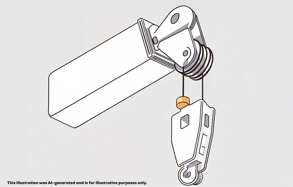 Professional crane operator demonstrating Anti-Two Block Devices Guide techniques on an active construction site - essential knowledge for NCCCO certification exam preparation covering anti two block safety protocols and operational procedures