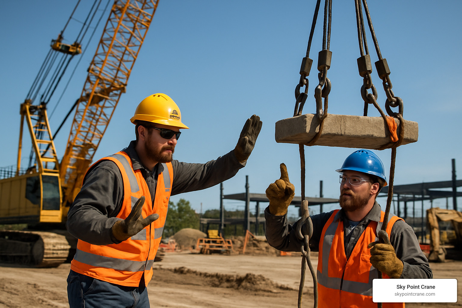 Professional crane operator demonstrating Physical Demands of Crane Operation techniques on an active construction site - essential knowledge for NCCCO certification exam preparation covering crane operator physical safety protocols and operational procedures