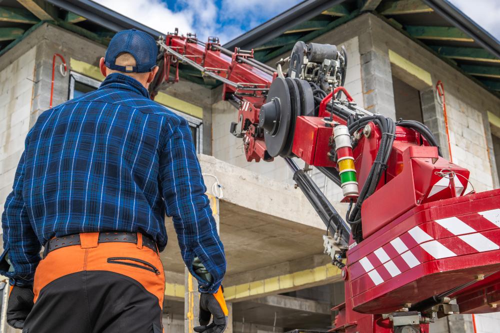 Detailed view of Physical Demands of Crane Operation implementation showing proper crane setup and rigging configuration as required by OSHA 29 CFR 1926 regulations and ASME B30.5 standards for certified operators