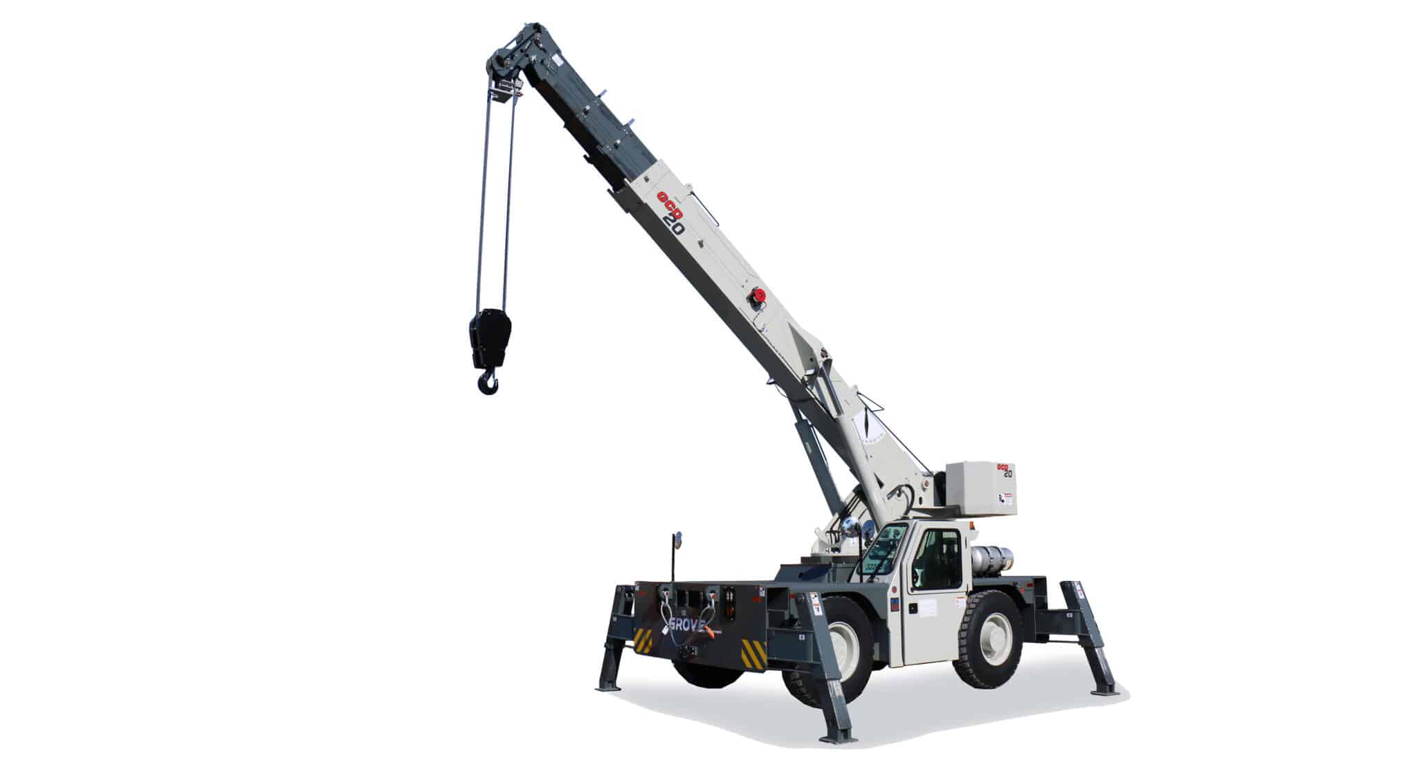 Professional crane operator demonstrating Carry Deck Crane Guide techniques on an active construction site - essential knowledge for NCCCO certification exam preparation covering carry deck crane safety protocols and operational procedures