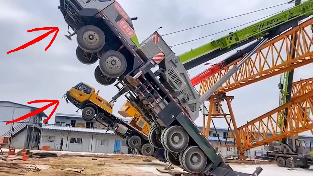 Detailed view of Industrial Site Accident Report: OSHA Compliance Lessons for Crane Operators implementation showing proper crane setup and rigging configuration as required by OSHA 29 CFR 1926 regulations and ASME B30.5 standards for certified operators