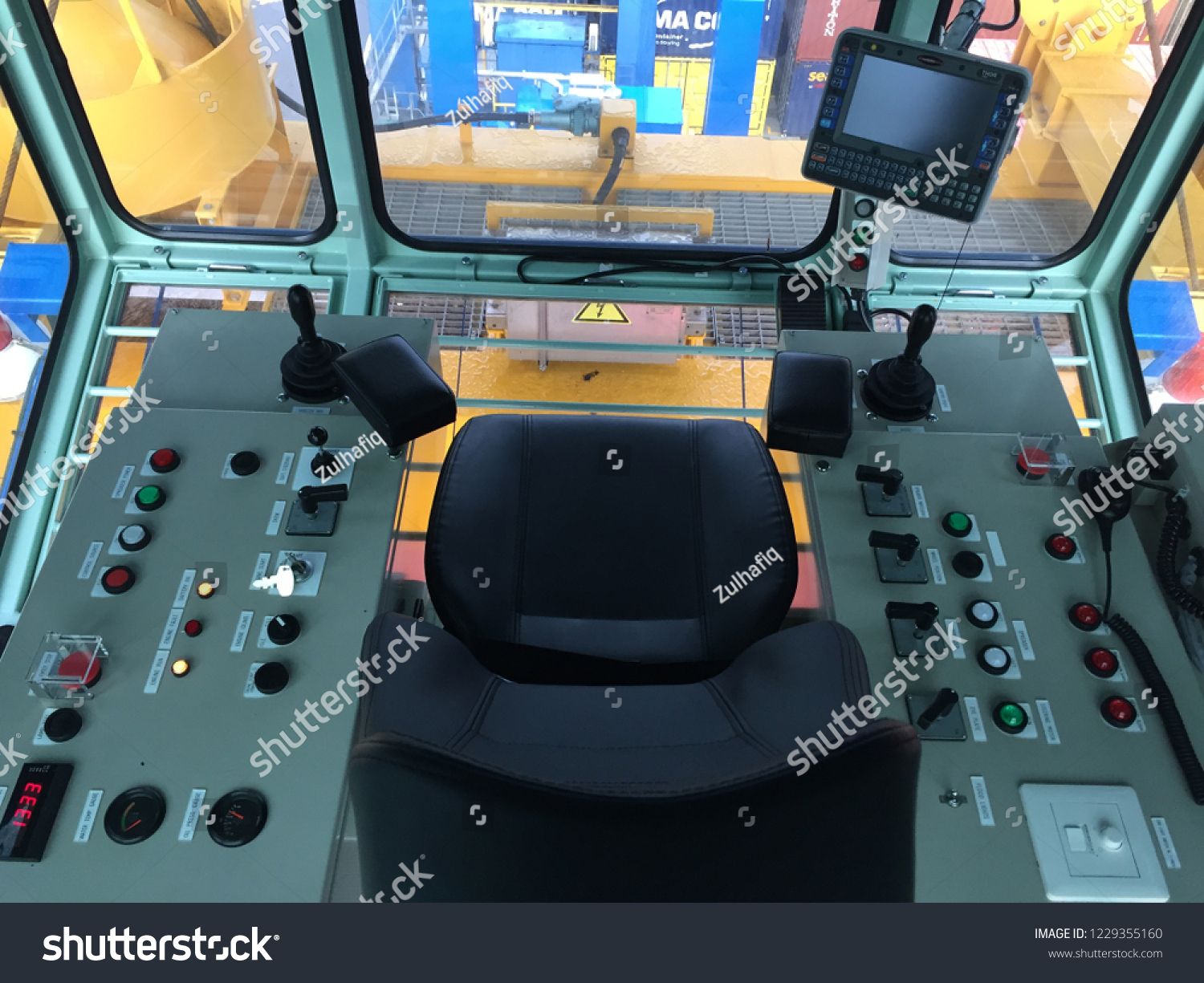 Complete overview of Crane Cab Controls Layout and Ergonomics featuring certified crane operator executing lift plan with proper hand signals, ground crew coordination, and safety zone establishment per OSHA regulations