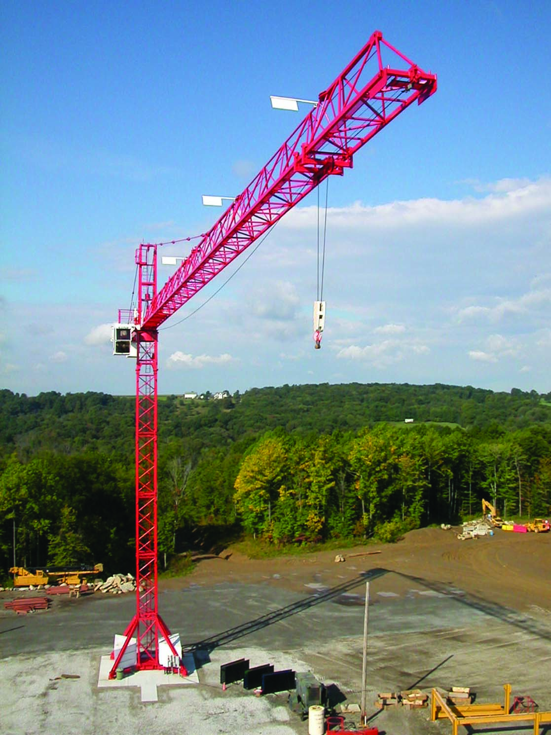 Complete overview of Crane Operator Apprenticeship Guide featuring certified crane operator executing lift plan with proper hand signals, ground crew coordination, and safety zone establishment per OSHA regulations