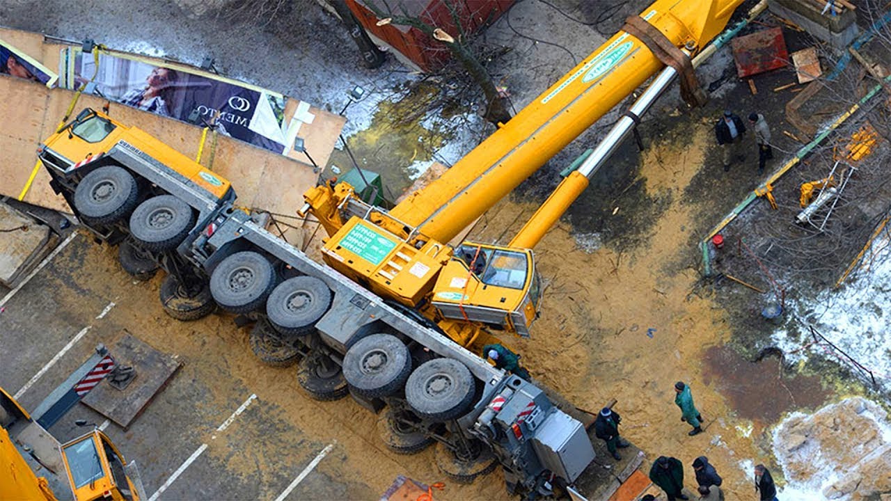 Detailed view of Florida Collapse Report: OSHA Compliance Lessons for Crane Operators implementation showing proper crane setup and rigging configuration as required by OSHA 29 CFR 1926 regulations and ASME B30.5 standards for certified operators