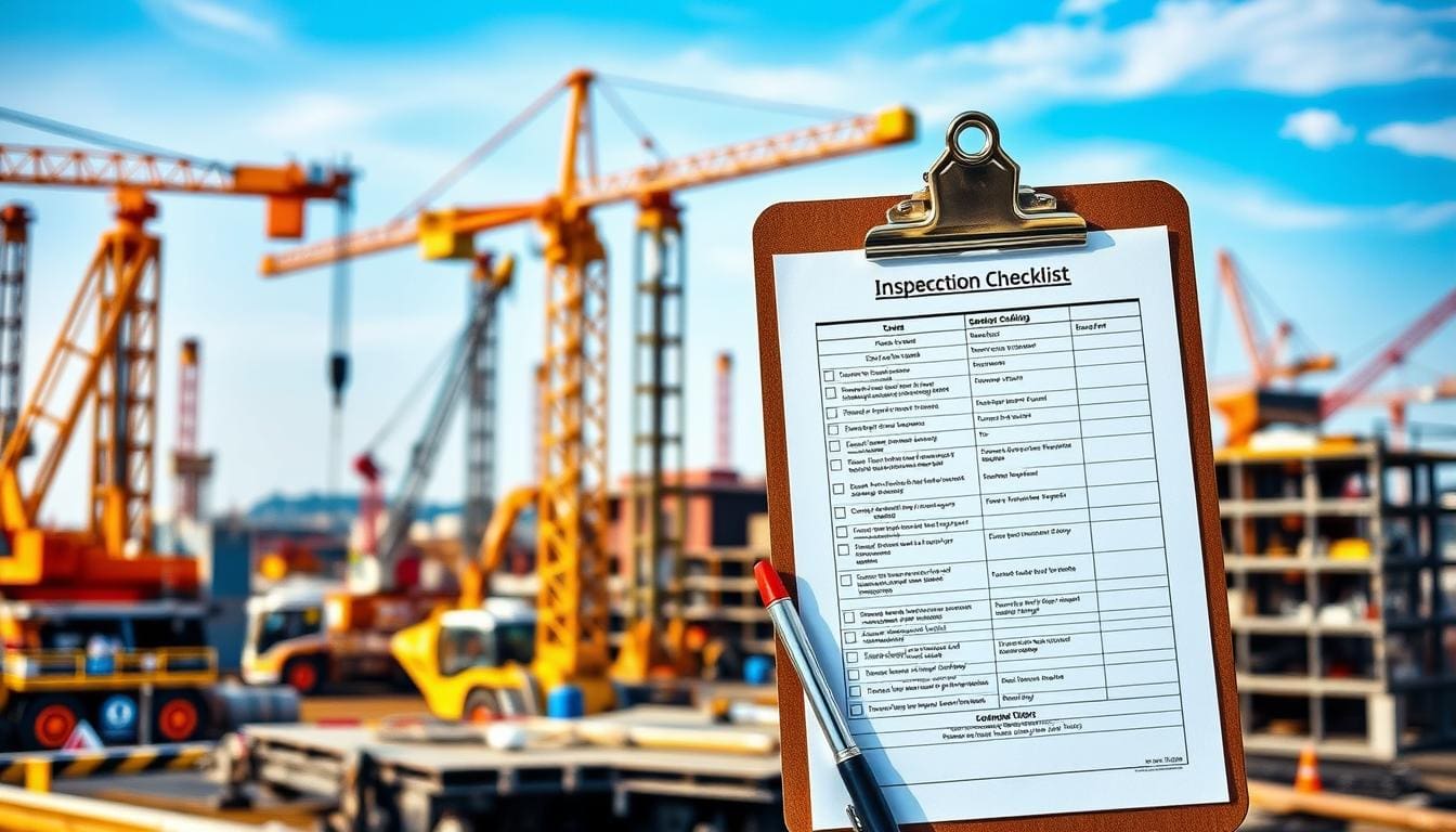 Professional crane operator demonstrating Crane Inspection Requirements After an Incident techniques on an active construction site - essential knowledge for NCCCO certification exam preparation covering post incident inspection safety protocols and operational procedures