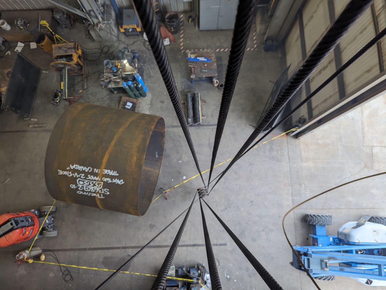 Crane operator performing over side capacity procedures during pre-shift inspection - critical skills tested on NCCCO written and practical exams for LAT and TSS certification