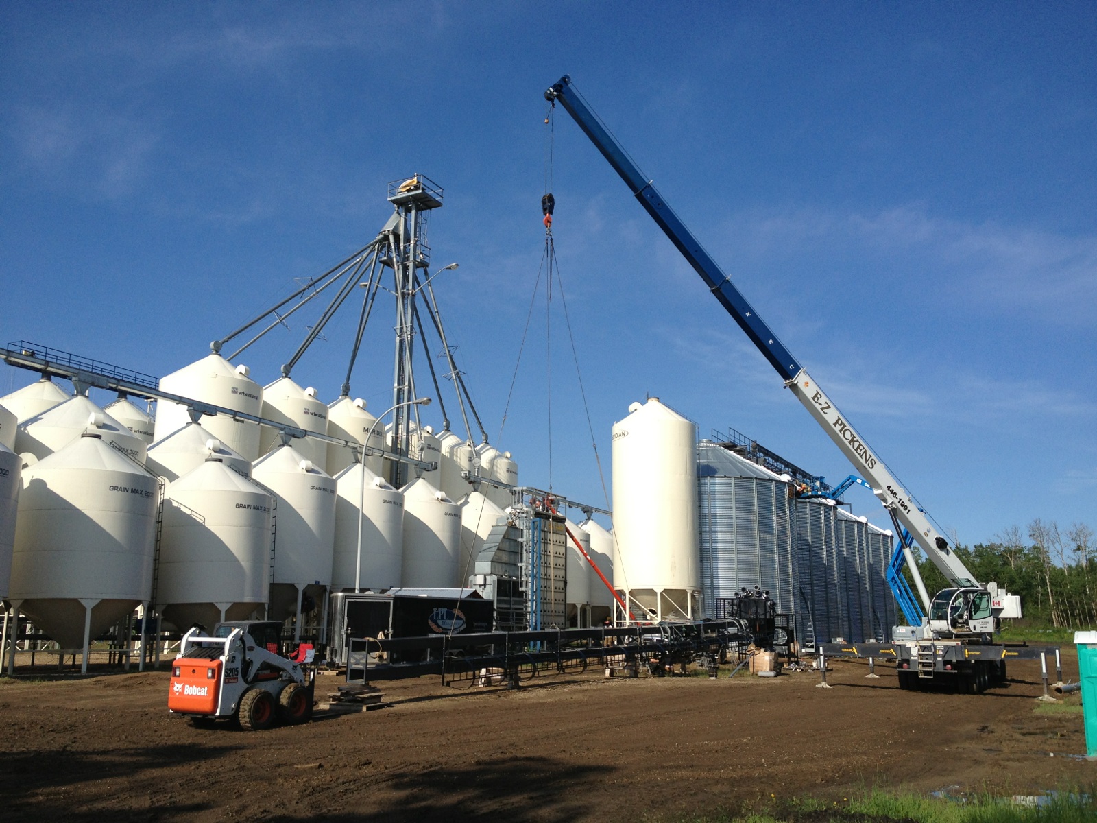 Detailed view of Over Side vs Over Rear Crane Capacity implementation showing proper crane setup and rigging configuration as required by OSHA 29 CFR 1926 regulations and ASME B30.5 standards for certified operators