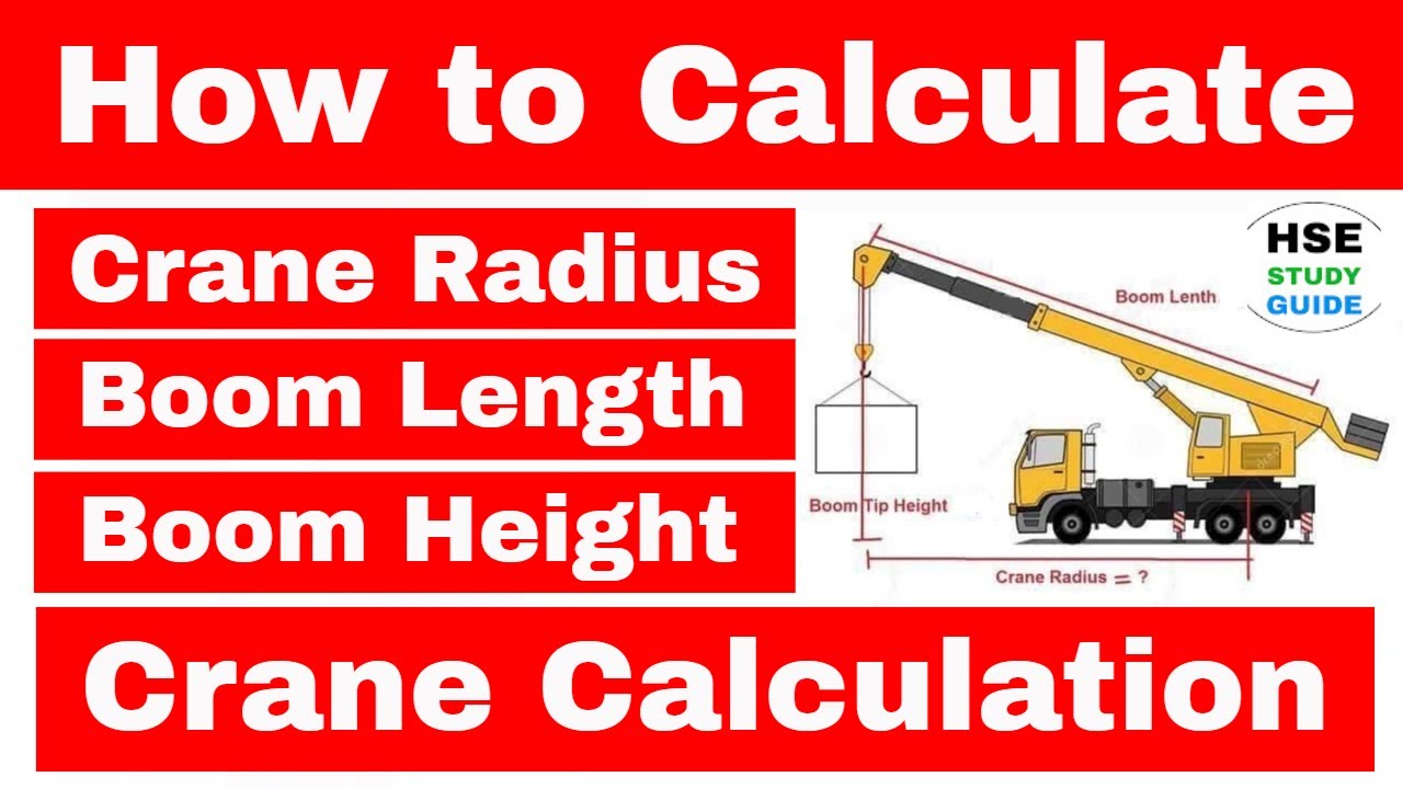 Step-by-step demonstration of Calculating Radius from Boom Length and Angle showing load chart interpretation, boom angle calculations, and outrigger positioning per NCCCO certification requirements and ASME standards