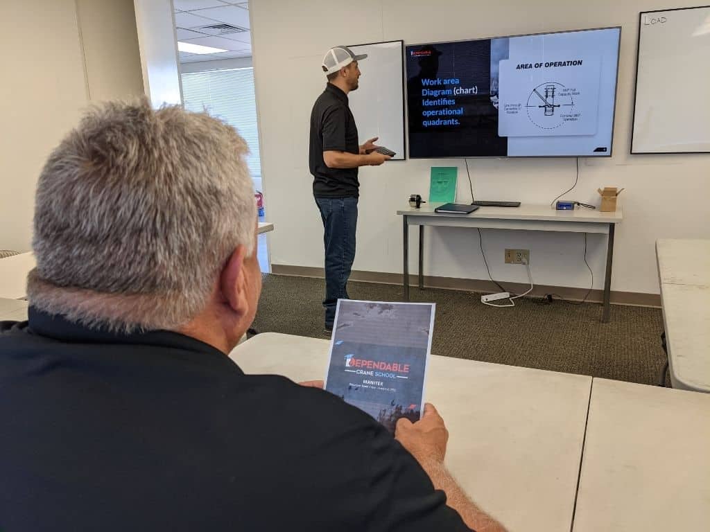 Professional crane operator demonstrating Overcoming NCCCO Exam Anxiety techniques on an active construction site - essential knowledge for NCCCO certification exam preparation covering exam anxiety crane safety protocols and operational procedures