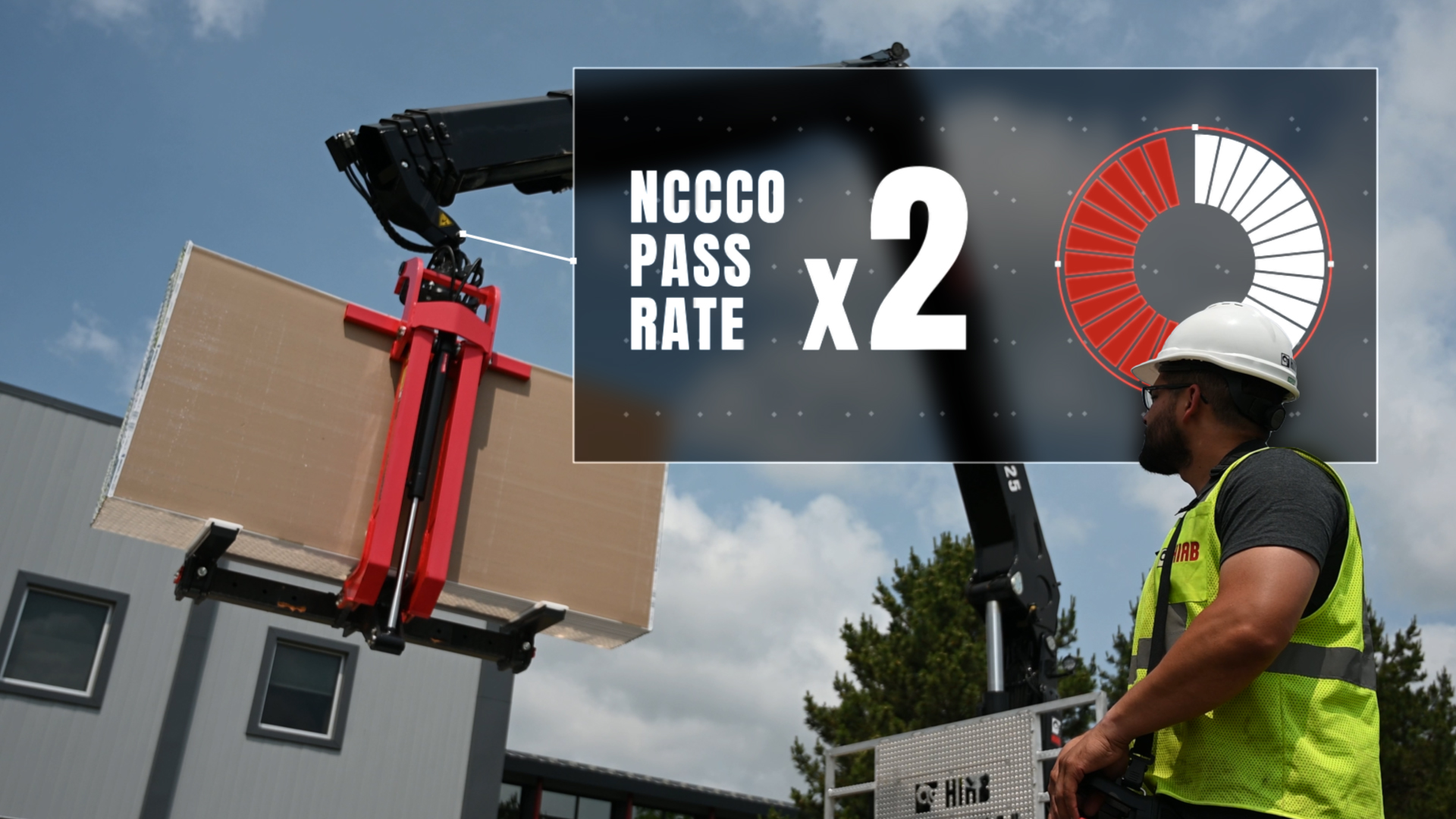 Professional crane operator demonstrating NCCCO Exam Pass Rates by Certification Type techniques on an active construction site - essential knowledge for NCCCO certification exam preparation covering nccco pass rates safety protocols and operational procedures