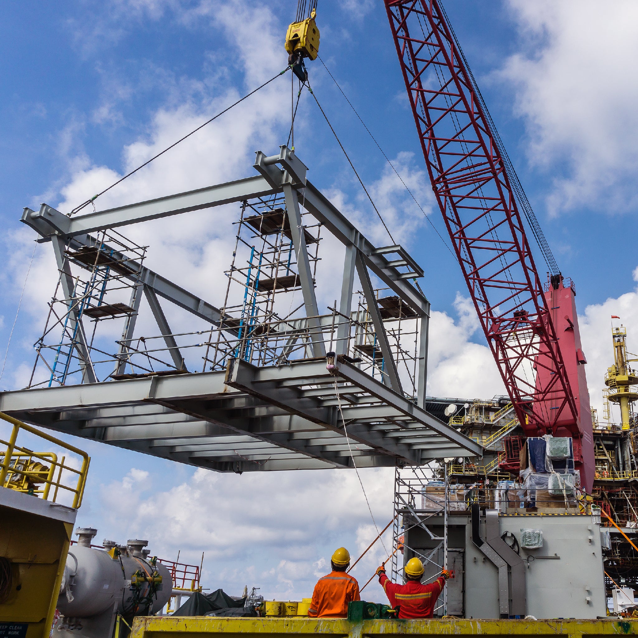 Professional crane operator demonstrating NCCCO Rigger Level 2 Certification Guide techniques on an active construction site - essential knowledge for NCCCO certification exam preparation covering rigger level 2 safety protocols and operational procedures