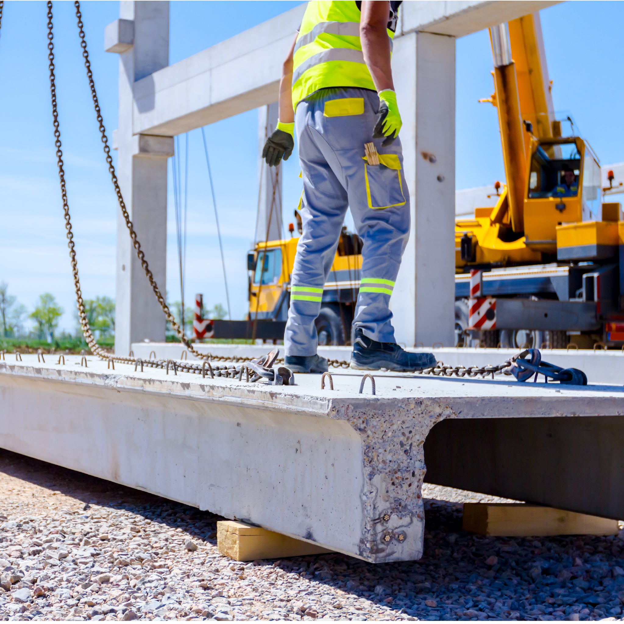 Crane operator performing rigger level 2 procedures during pre-shift inspection - critical skills tested on NCCCO written and practical exams for LAT and TSS certification