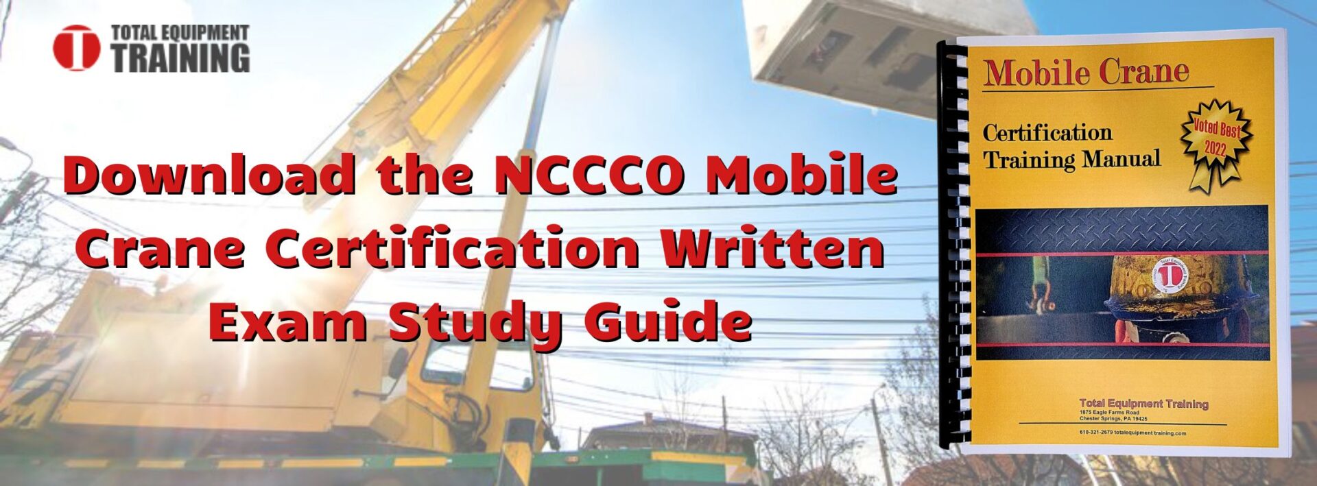 Professional crane operator demonstrating NCCCO Written Exam Study Guide techniques on an active construction site - essential knowledge for NCCCO certification exam preparation covering nccco written exam safety protocols and operational procedures