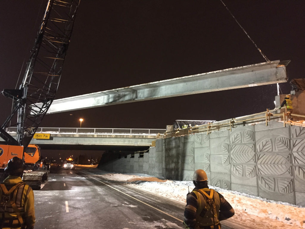Crane operator performing night crane operations procedures during pre-shift inspection - critical skills tested on NCCCO written and practical exams for LAT and TSS certification