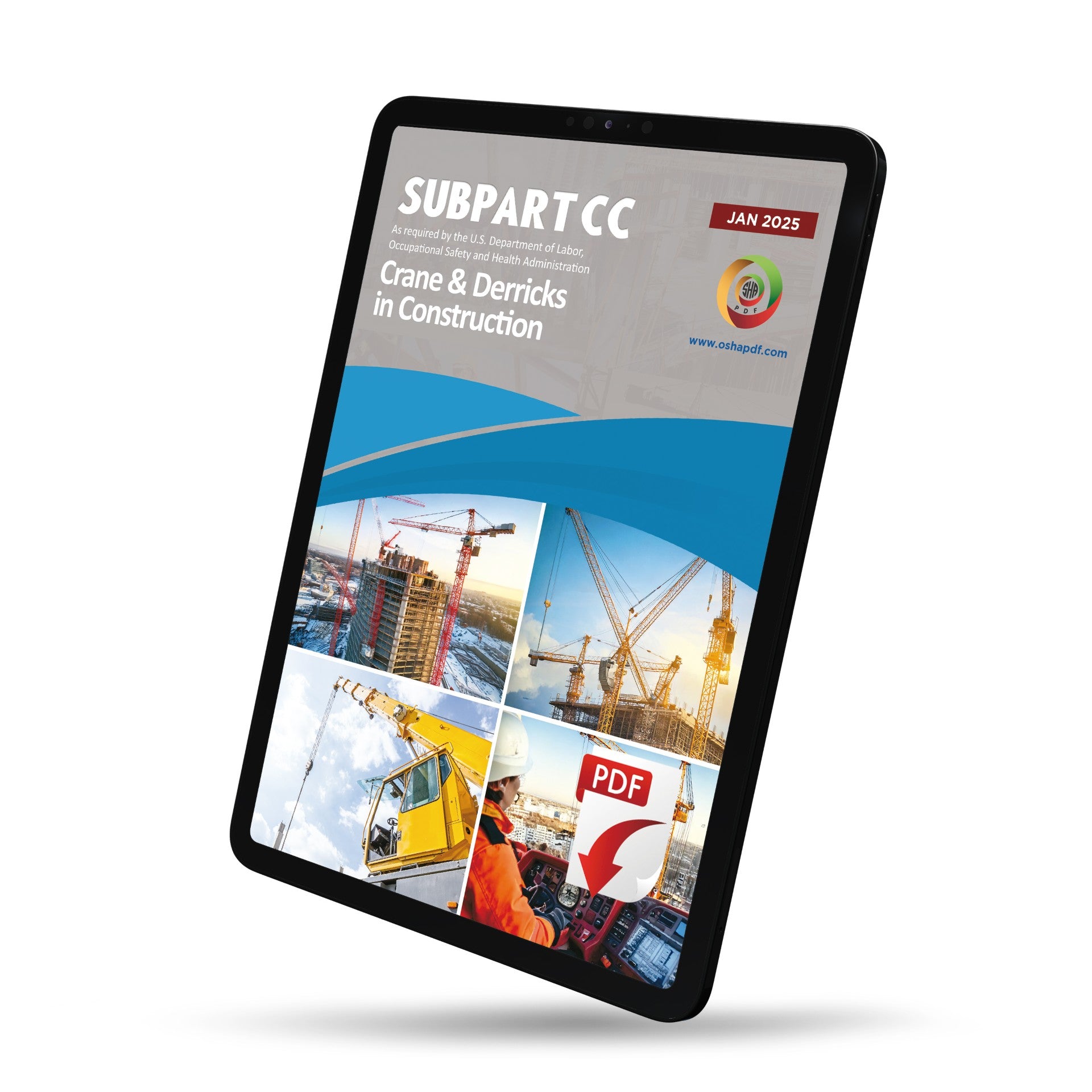 Professional crane operator demonstrating OSHA 1926 Subpart CC Complete Overview techniques on an active construction site - essential knowledge for NCCCO certification exam preparation covering osha subpart cc safety protocols and operational procedures