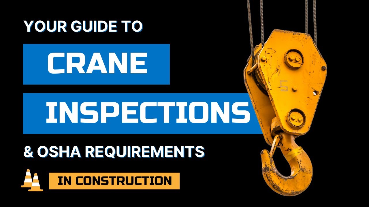 Detailed view of OSHA Crane Inspection Requirements implementation showing proper crane setup and rigging configuration as required by OSHA 29 CFR 1926 regulations and ASME B30.5 standards for certified operators
