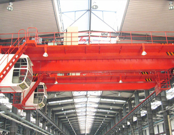 Crane operator performing overhead crane procedures during pre-shift inspection - critical skills tested on NCCCO written and practical exams for LAT and TSS certification