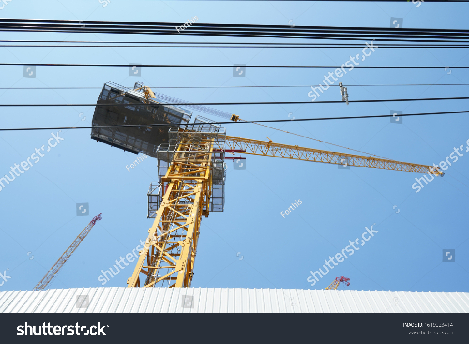 Complete overview of Power Line Safety for Crane Operations featuring certified crane operator executing lift plan with proper hand signals, ground crew coordination, and safety zone establishment per OSHA regulations
