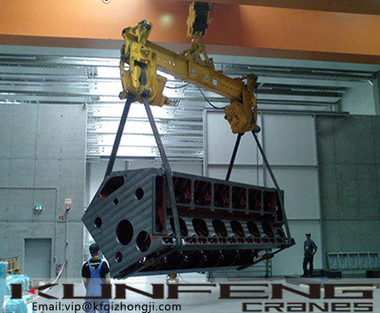 Crane operator performing load turning crane procedures during pre-shift inspection - critical skills tested on NCCCO written and practical exams for LAT and TSS certification