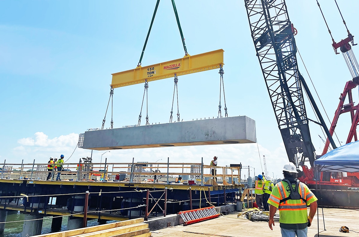 Detailed view of Tagline Use and Procedures for Crane Operations implementation showing proper crane setup and rigging configuration as required by OSHA 29 CFR 1926 regulations and ASME B30.5 standards for certified operators