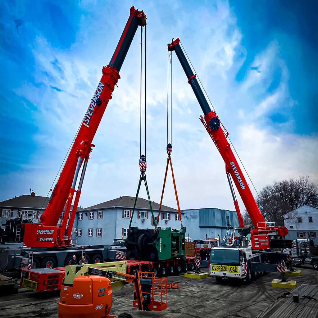 Professional crane operator demonstrating Turnbuckles and Rigging Hardware Guide techniques on an active construction site - essential knowledge for NCCCO certification exam preparation covering turnbuckle rigging safety protocols and operational procedures