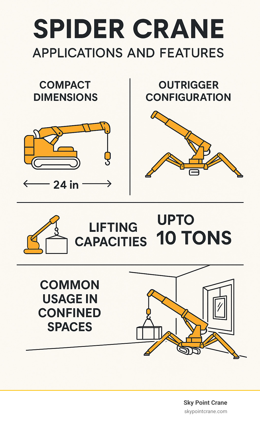 Crane operator performing confined space crane procedures during pre-shift inspection - critical skills tested on NCCCO written and practical exams for LAT and TSS certification