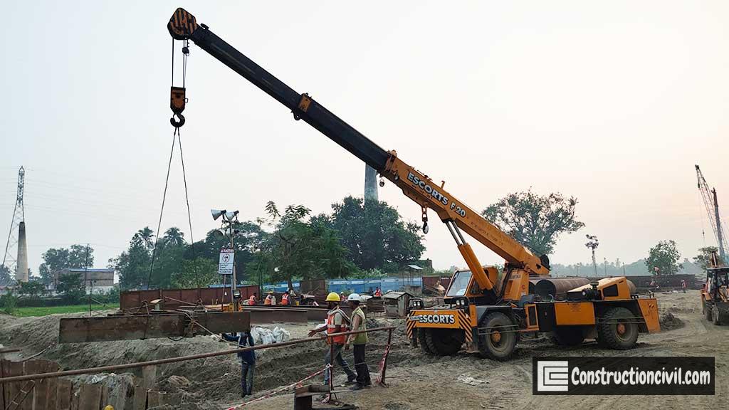 Crane operator performing dropped load crane procedures during pre-shift inspection - critical skills tested on NCCCO written and practical exams for LAT and TSS certification