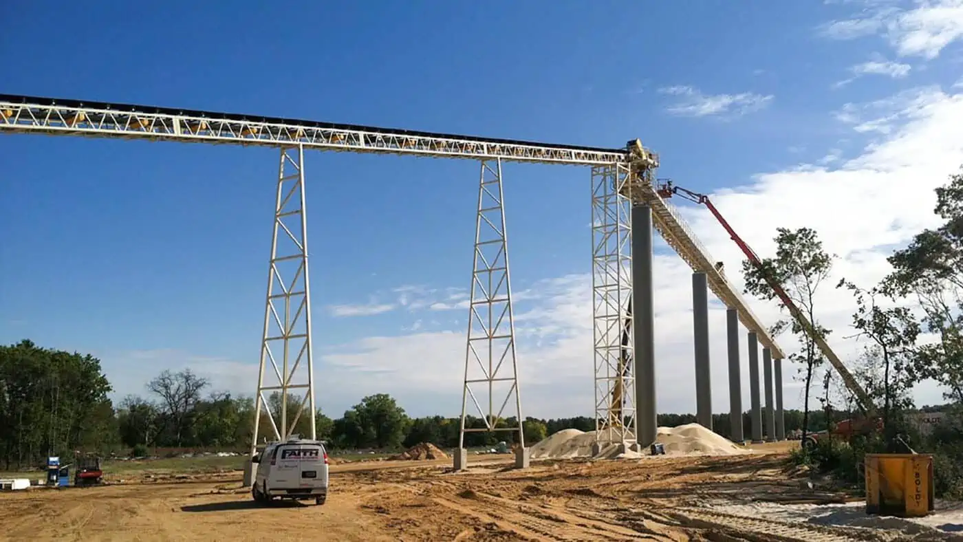 Crane operator performing silica dust crane procedures during pre-shift inspection - critical skills tested on NCCCO written and practical exams for LAT and TSS certification