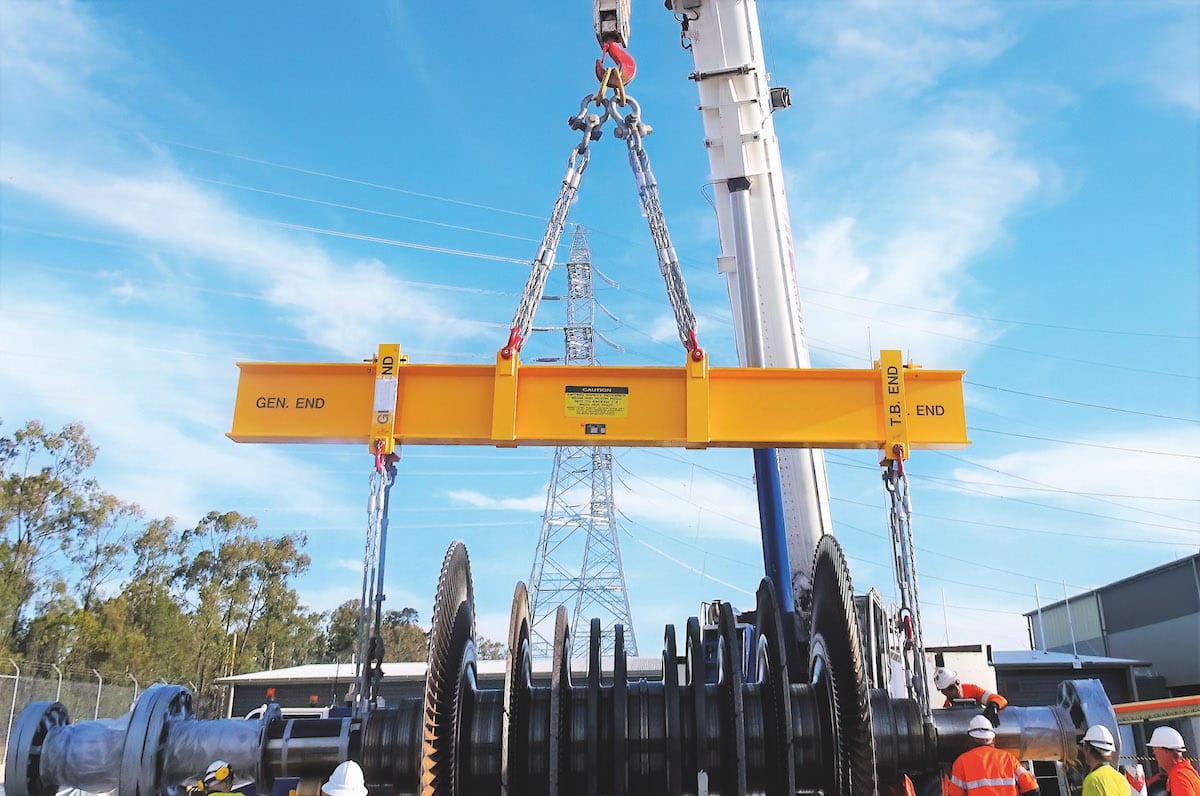 Crane operator performing smart sling technology procedures during pre-shift inspection - critical skills tested on NCCCO written and practical exams for LAT and TSS certification