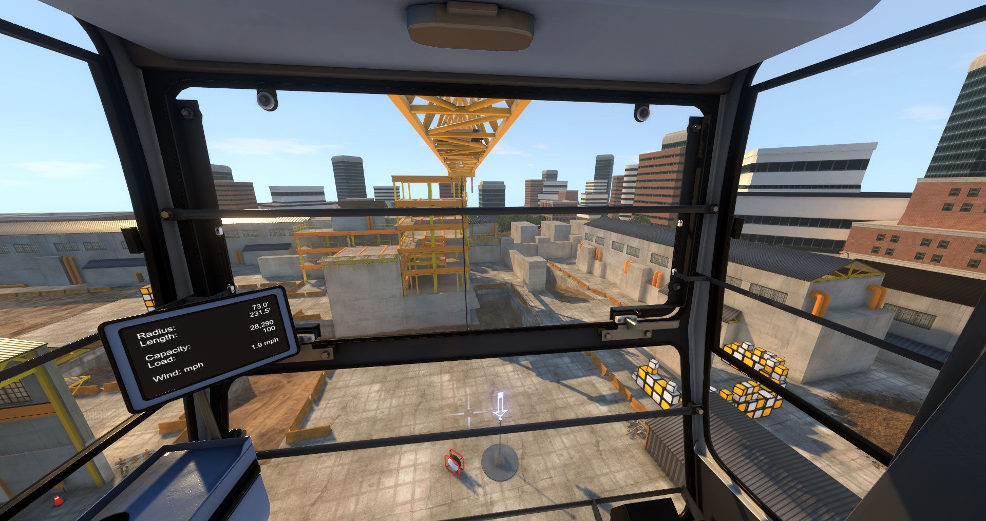 Crane operator performing vr crane training procedures during pre-shift inspection - critical skills tested on NCCCO written and practical exams for LAT and TSS certification