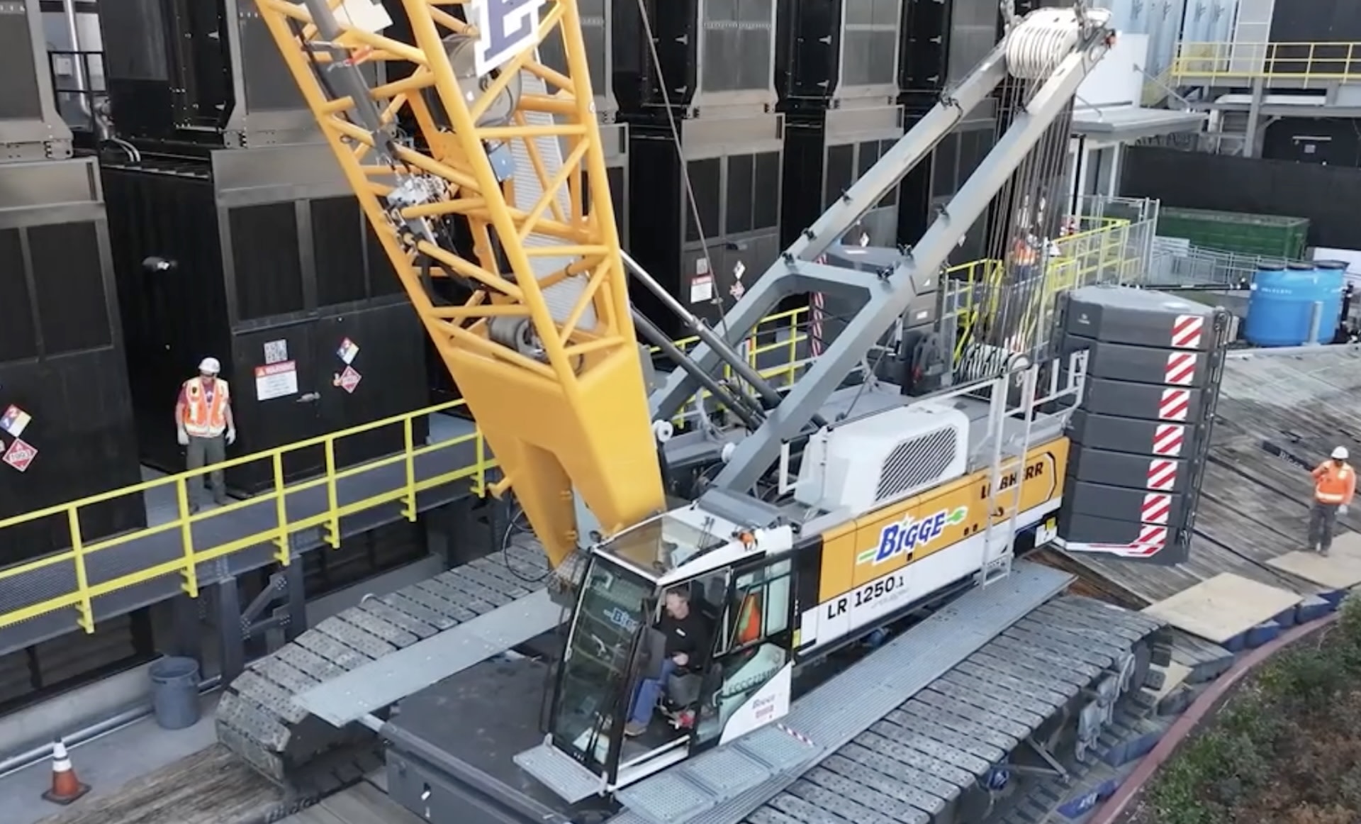 Detailed view of Electric Crane Technology and the Industry Future implementation showing proper crane setup and rigging configuration as required by OSHA 29 CFR 1926 regulations and ASME B30.5 standards for certified operators
